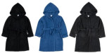 Recalled Leveret children's robes in black, blue and gray