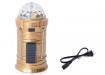 Recalled golden Shop LC Rechargeable Party Disco LED Light (36x7 in) with Solar Panel and 2 Pin Plug Power Cord. The light also comes in blue, gray, and black.